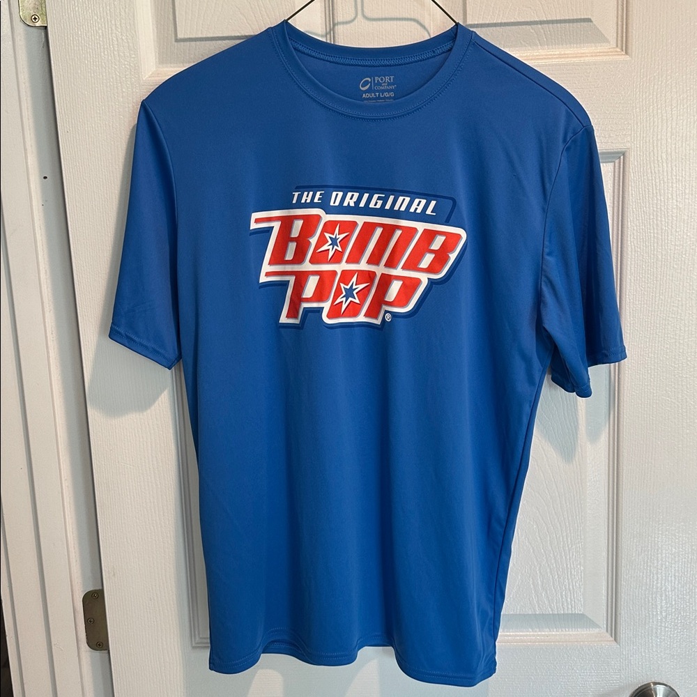 Blue Bomb Pop Graphic T-Shirt
